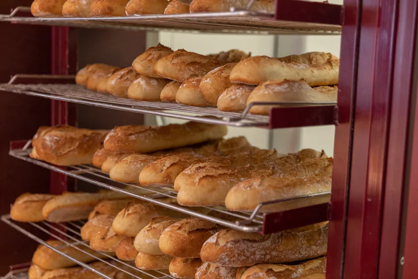 Etales de baguette chez Augustin Duguesclin à Lyon