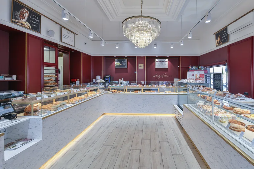Intérieure de la boutique Augustin Duguesclin à Lyon