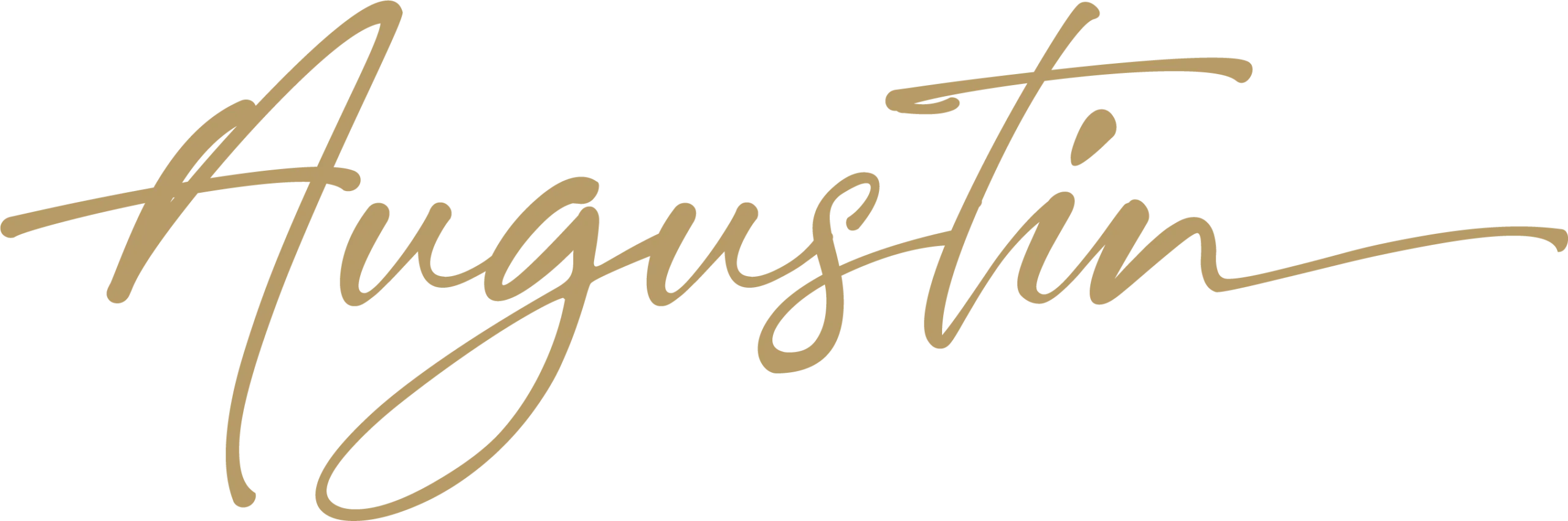 Logo doré Augustin