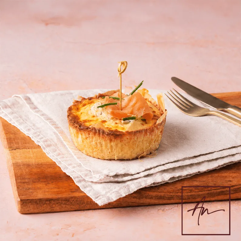Quiche saumon poireau Augustin