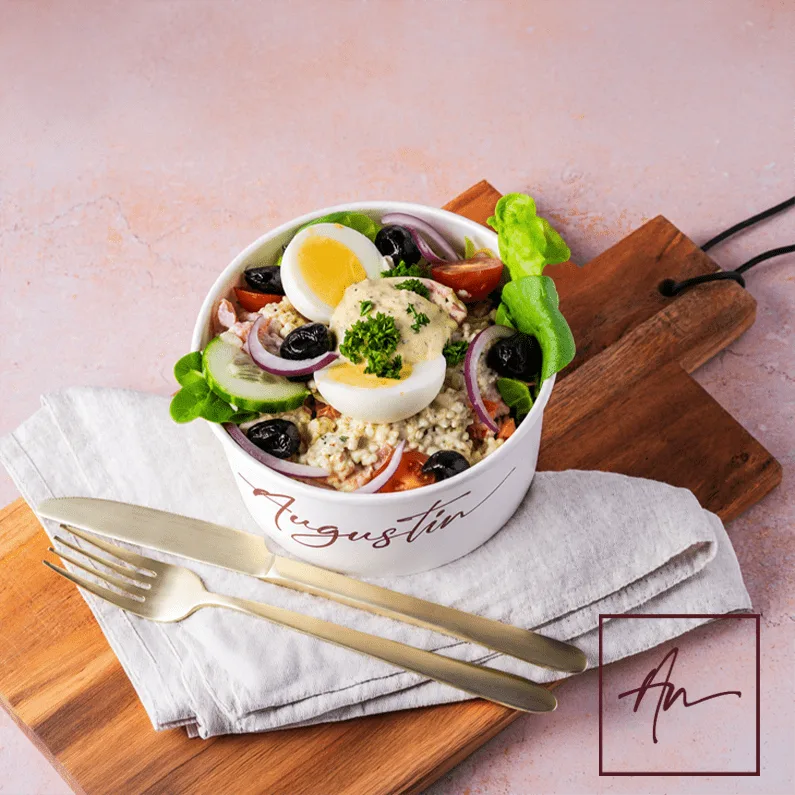 Salade niçoise et mayonnaise chimichurri Augustin