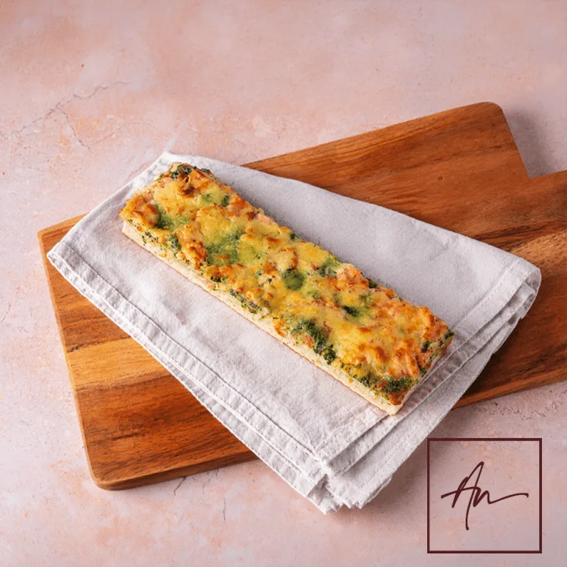 Tartine gratinée saumon épinard yuzu